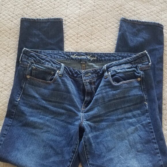 American Eagle Skinny Fit Straight Leg Jeans - Picture 5 of 6